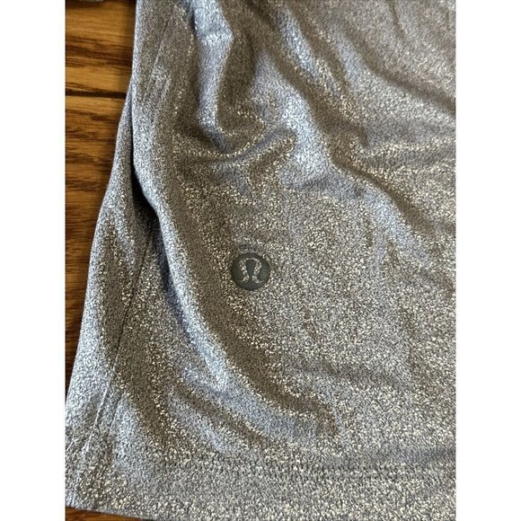 Lululemon X SoulCycle Womens 6?To The Beat Tee Luminosity Foil Print Grey Silver - Picture 6 of 7
